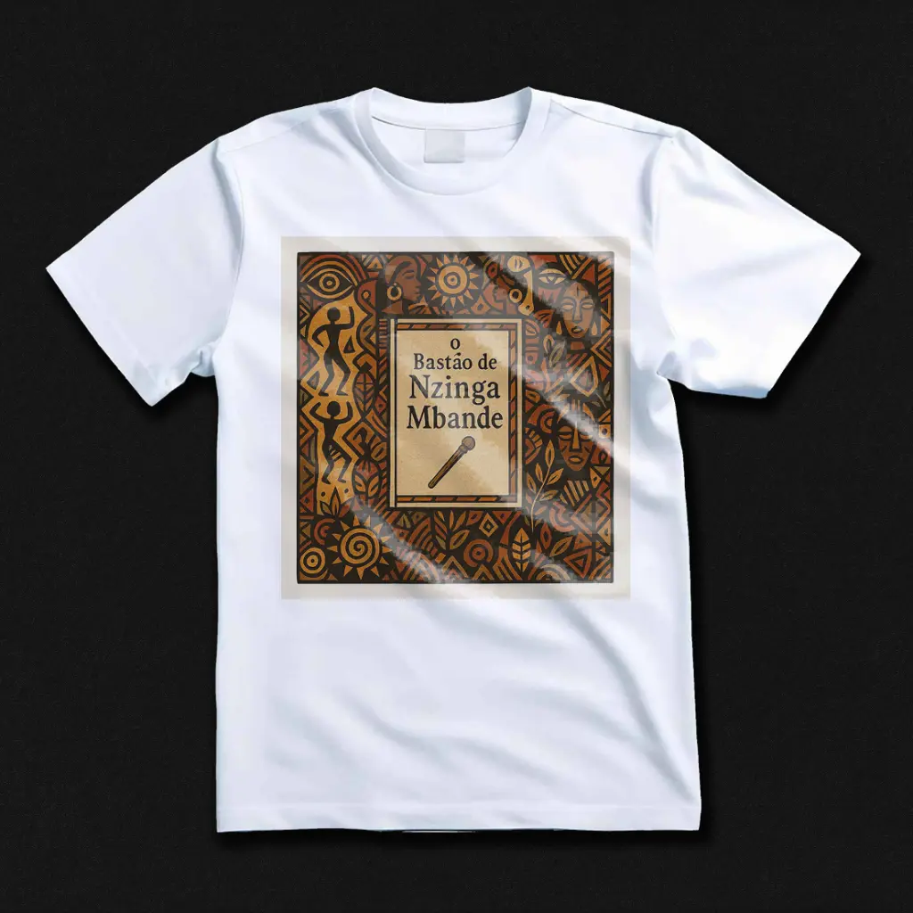 T-shirt com Textura Afro e tema